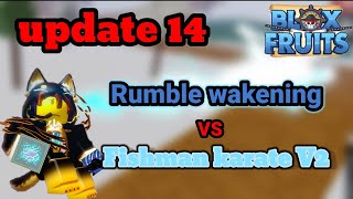 Roblox - update 14 blox fruit có gì giả thuyết lấy fishman karate V2