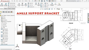 Solidworks Tutorial: Exercise #77 (Angle Support Bracket)
