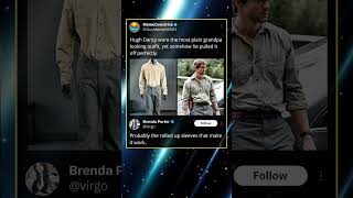 Hugh Dancy wore the most plain grandpa looking outfit, yet somehow he pulled it off perfectly