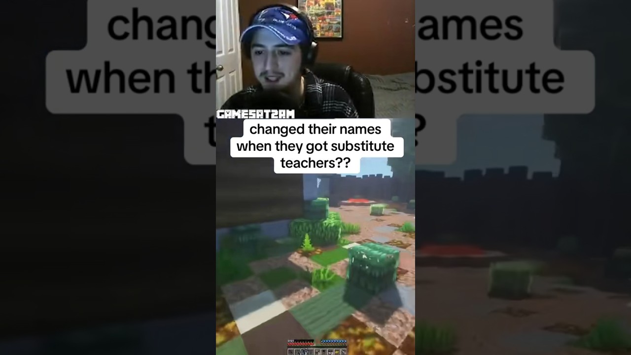 Lying to a substitute teacher (DEVIOUS ngl 😭😭) 