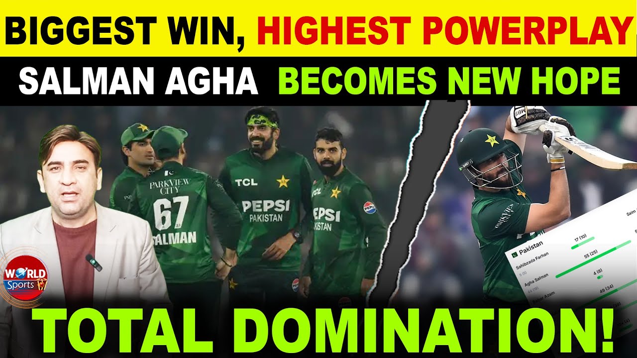 Крупнейшая победа Пакистана над Австралией | Спиннеры устроили настоящий разгром, Салман Ага доми...