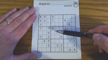 SudokuPrimer 1 - Row completion & finding twins