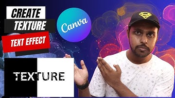 How to add texture to text in canva | canva place texture inside text