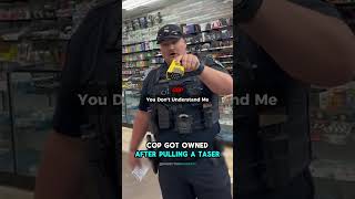 COP GOT OWNED AFTER PULLING A TASER