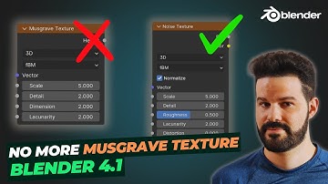 Blender 4.1 Removes Musgrave Texture - Here is What You Should Use Instead!