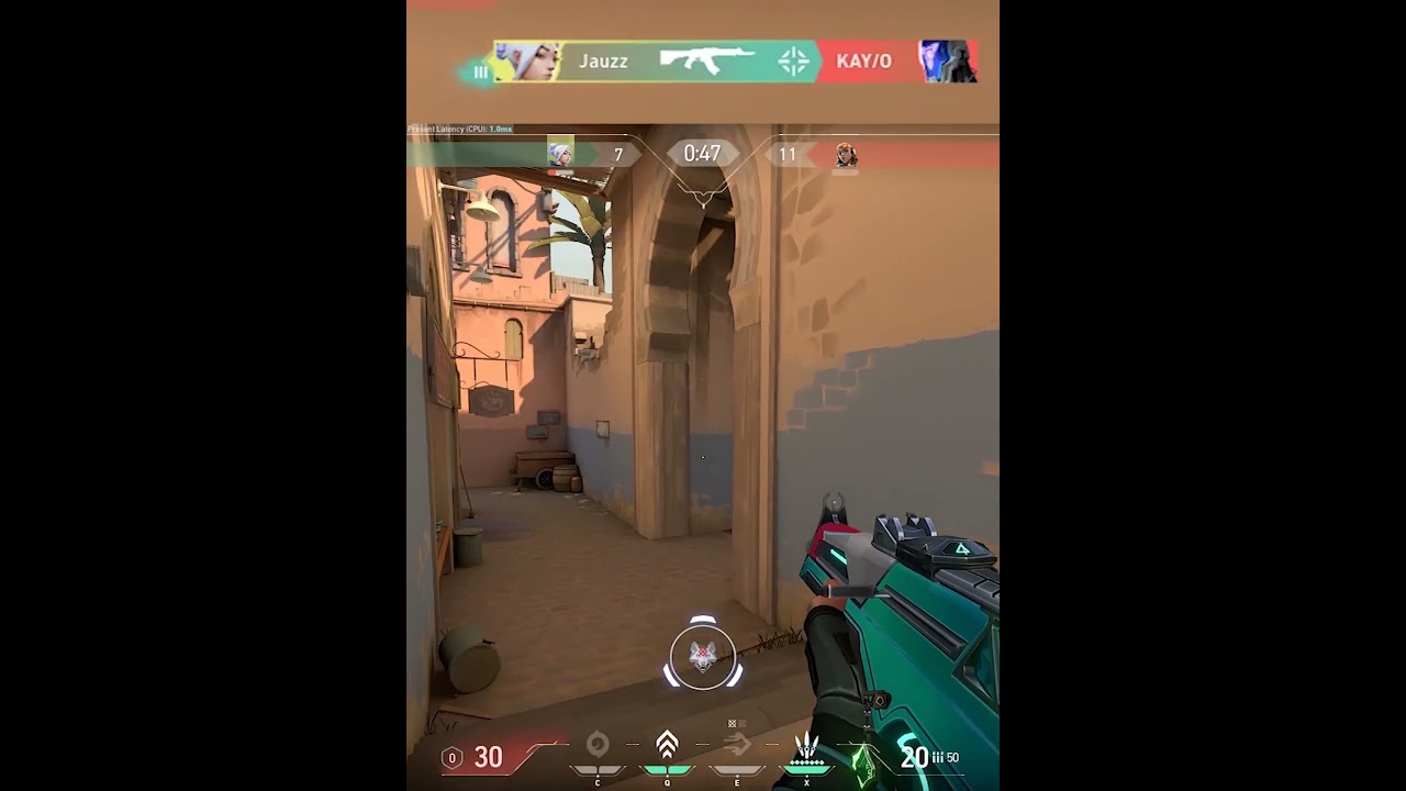 1v4 On Bind: Impossible Comeback! 😱🎮 #DADDYJAUZ #shorts #valorant