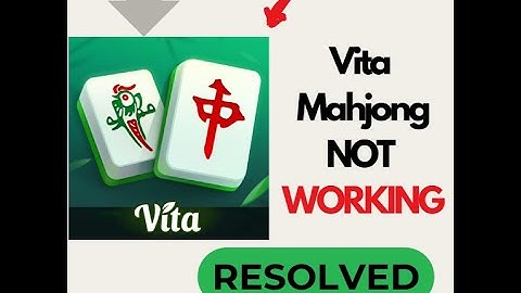Fix Vita Mahjong App Not Working / Not Open Problem in Android #app #solution #resolved #fixed #dsa