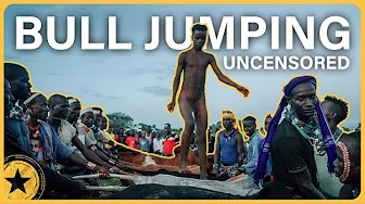 [VERSIONE SENZA CENSURE] La cerimonia del salto dei tori della tribù degli Hamer 🇪🇹