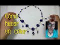 Cómo hacer un collar... Aprende a hacer un collar con alambre... Collar Diy... Collar alambrismo.