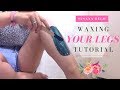 How to Wax Your Own Legs Using Painless Wax ✨