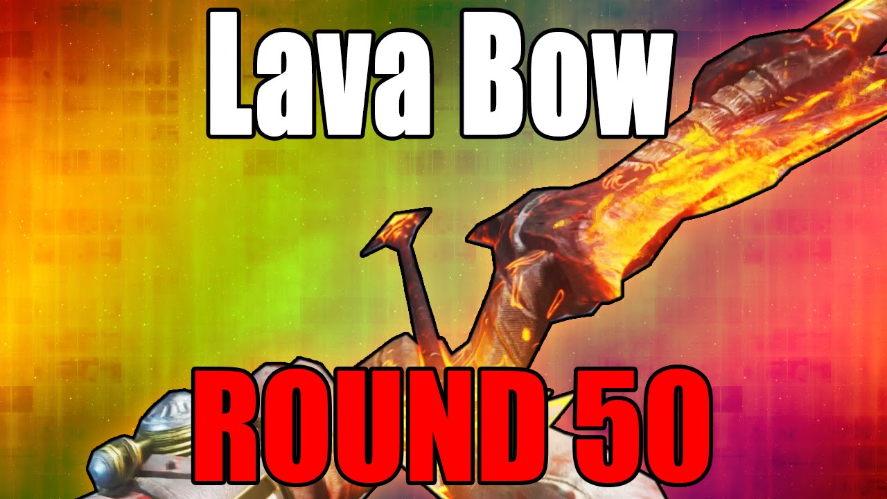 Lava Bow on Round 50 - "Der Eisendrache" (Black Ops 3 Zombies)