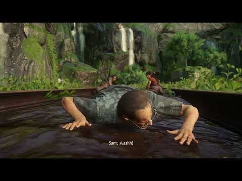 uncharted:-the-lost-legacy-sam-falls-on-his-face-sunglasses-funny