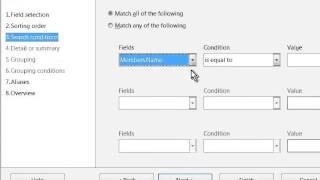 Create queries using Query Wizard - Gujarati
