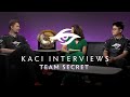 Team Secret Interview with Kaci - The International 2019