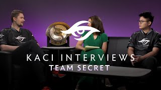 Team Secret Interview with Kaci - The International 2019