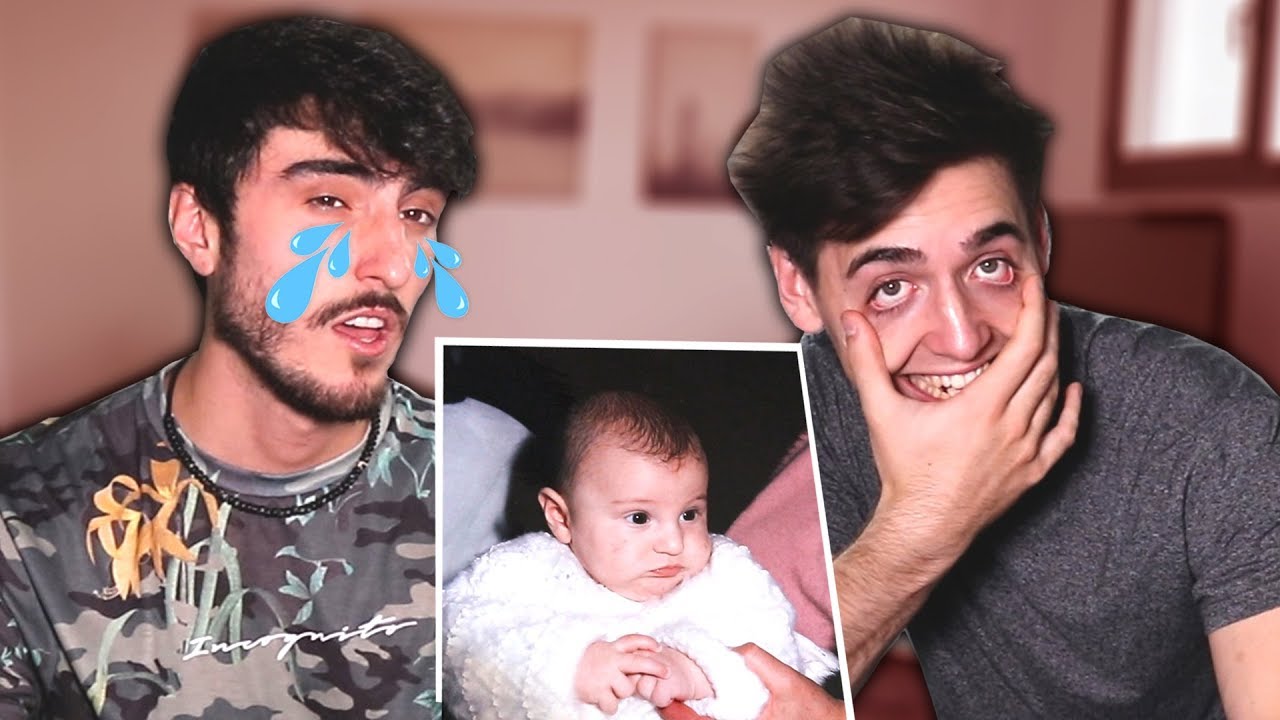 MI MEJOR AMIGO REACCIONA A MIS FOTOS DE PEQUEÑO *MUY EMOCIONAL*