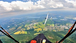 Glider VS Paraglider under Cloud - July 2021