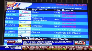 Bandara Halim Perdanakusuma Siap Layani Penerbangan Komersial