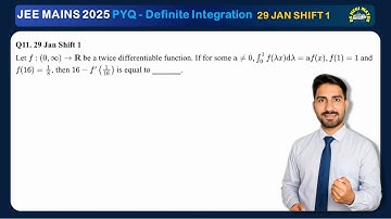 Let f : (0, ∞) → ℝ be a twice differentiable function. If for some a ≠ 0,∫₀¹ f(λx) dλ = a f(x),....
