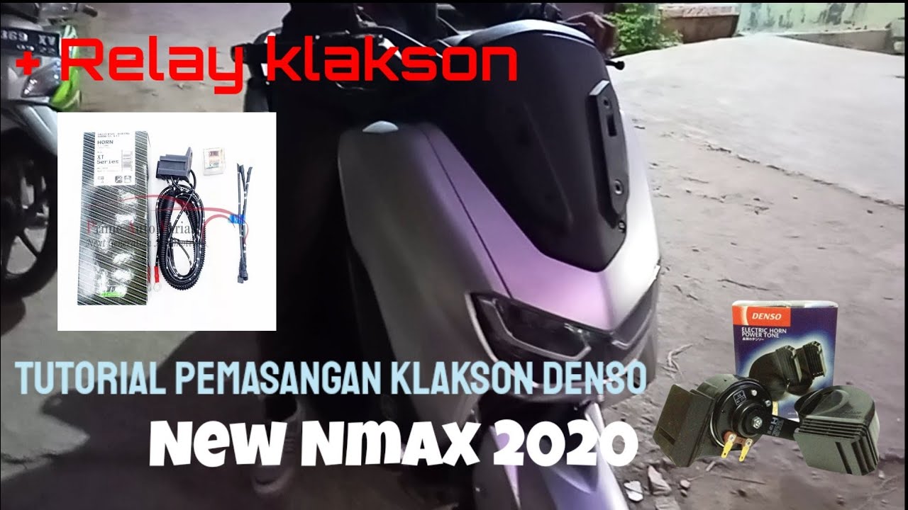 Cara pasang klakson Denso di motor New Nmax 2020 dengan pemasangan