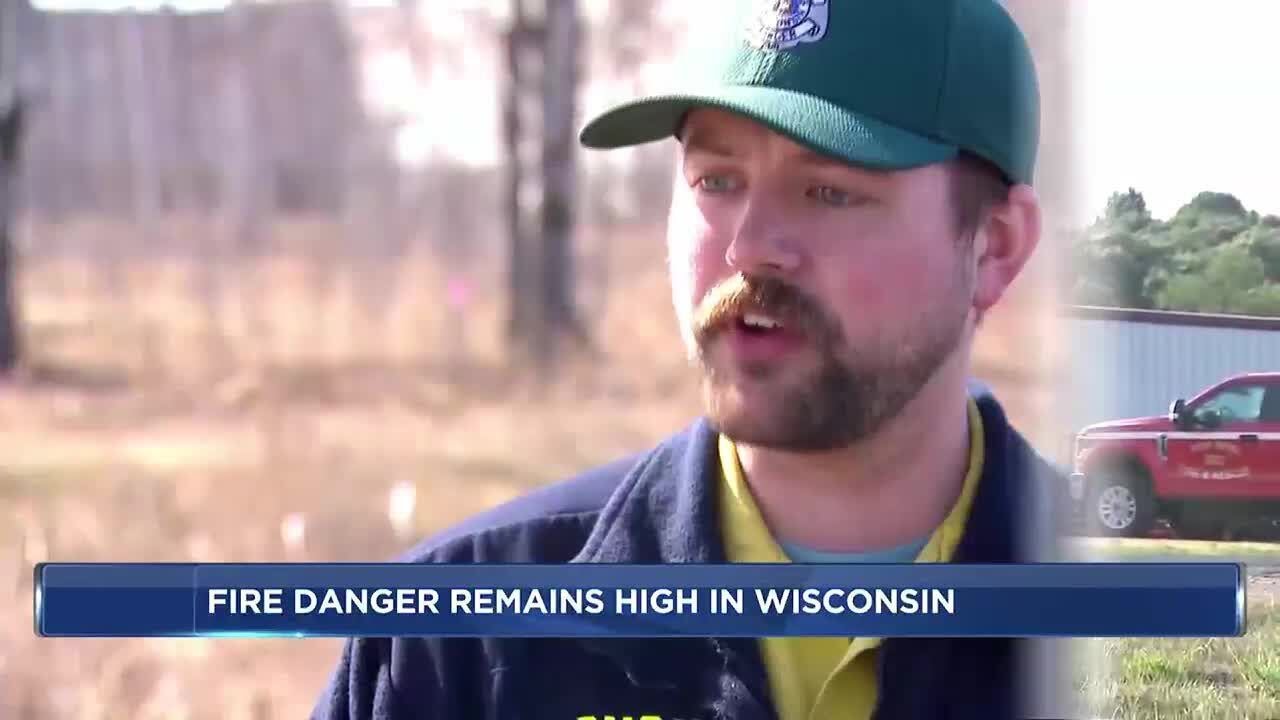 Wisconsin DNR warns of high fire danger statewide - YouTube