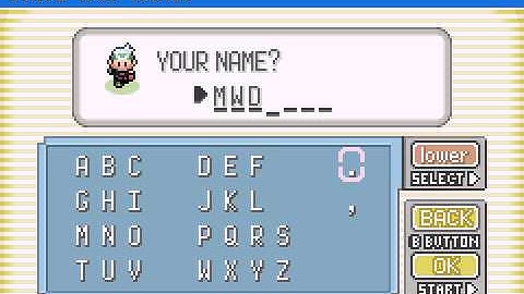 Pokemon Emerald (GBA / Game Boy Advance) - Vizzed.com Play