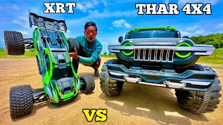 RC Traxxas XRT Vs RC Xmaxx Vs RC Thar Car Unboxing & Fight - Chatpat toy tv