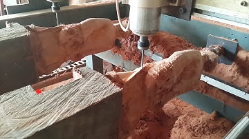 Simultaneous 4-axis for Zhuge Liang statue/ tượng Khổng Minh 4 trục đồng thời.