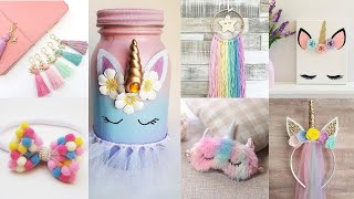 DIY UNICORN ROOM DECOR FOR TEENAGER &!Unicorn Sleeping Mask & DIY Unicorn Headba1