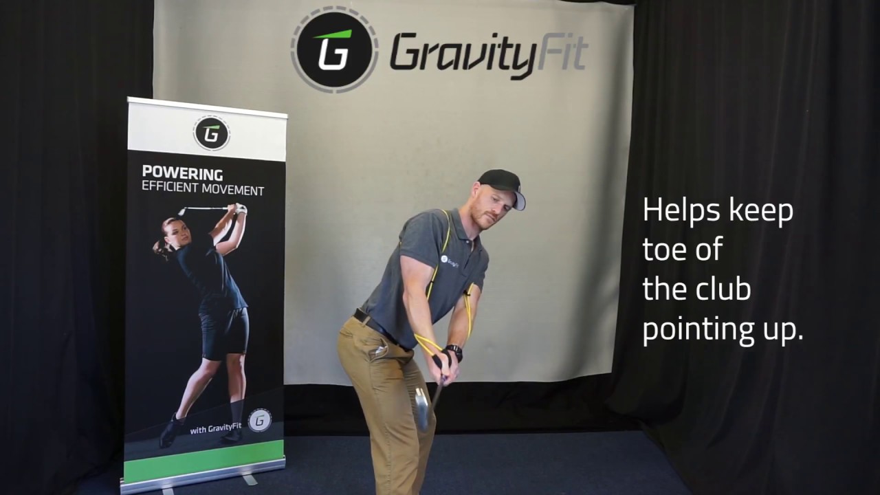 GravityFit TPro - Hand wrap, backswing open clubface