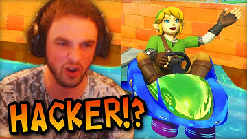 FOUND A HACKER!? - Mario Kart 8 w/ Ali-A!