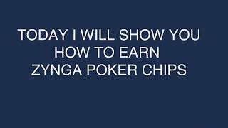 Free Zynga Poker Chips (NEW CODE)