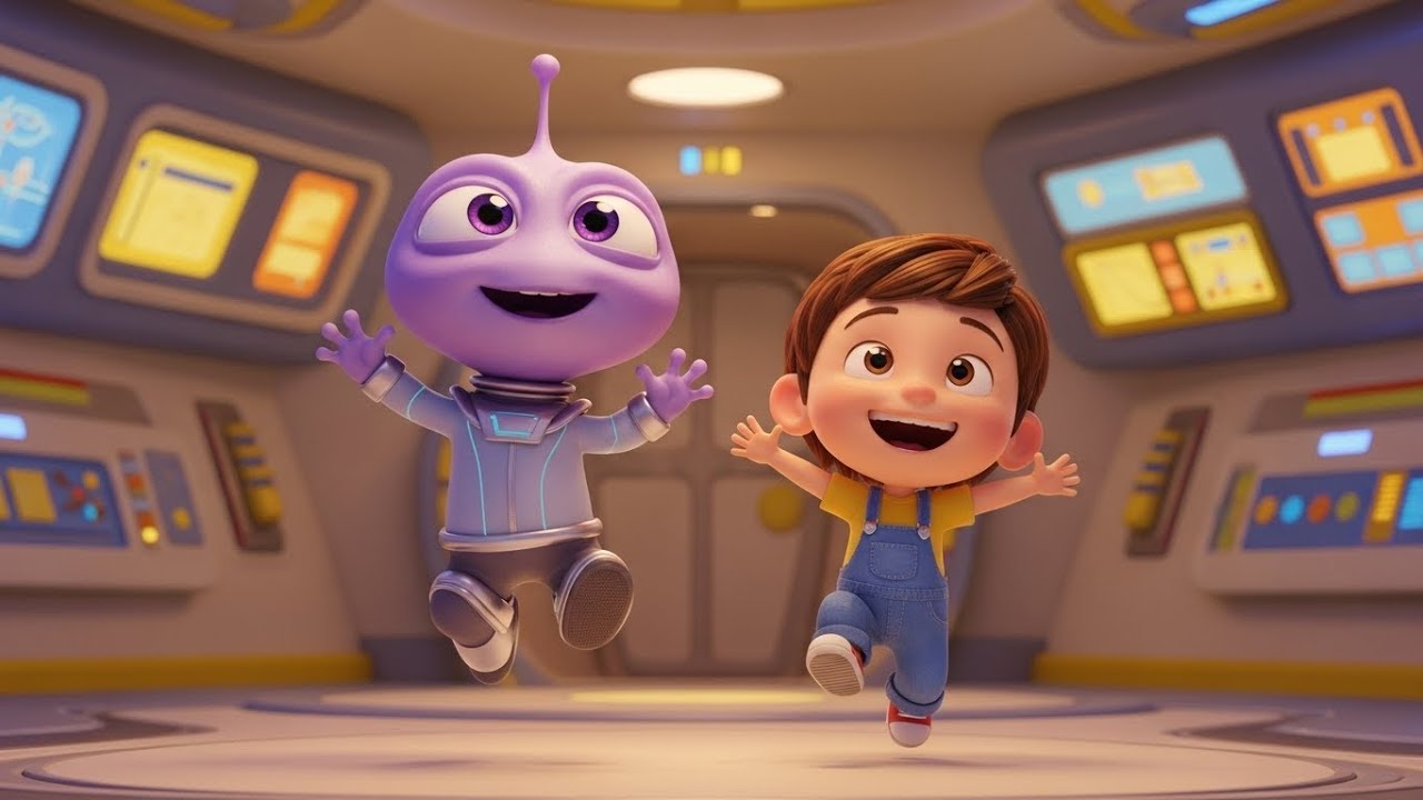 Among Us Nervous Alien Pressed the Wrong Button AV1 | Nursery Rhymes for Kids & Baby Songs