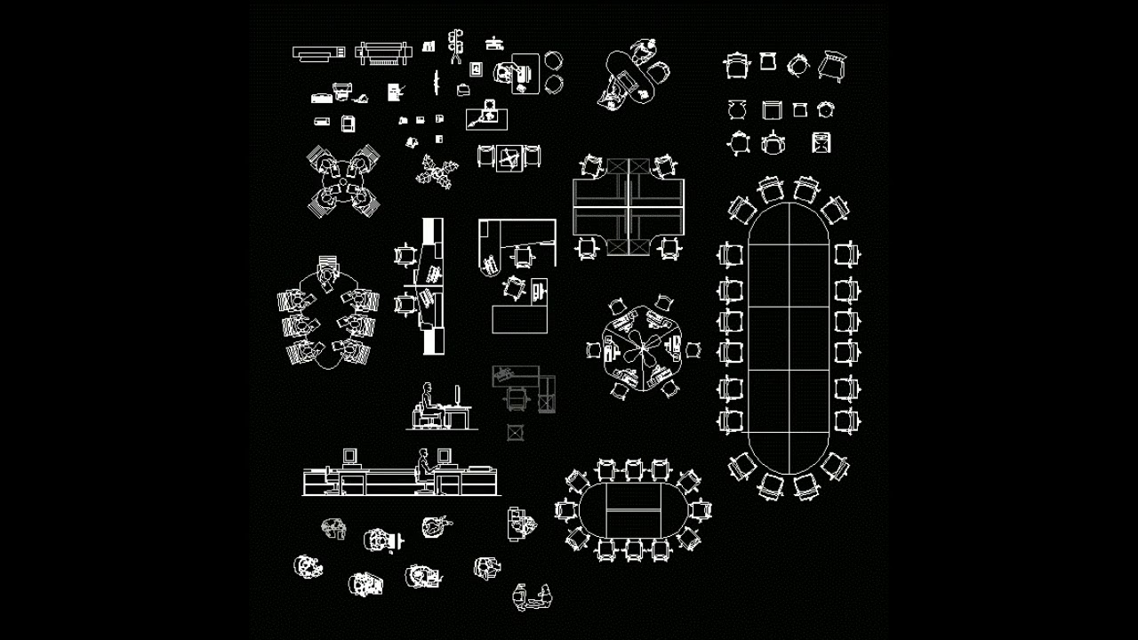 Office furniture autocad YouTube