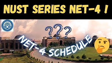 NUST NET Series DATE Announced | NUST Entry Test | University Admissions Latest News Islamabad