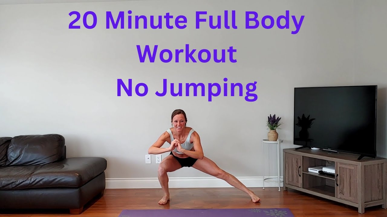 20 minute Full Body Workout No Equipment No Jumping - YouTube