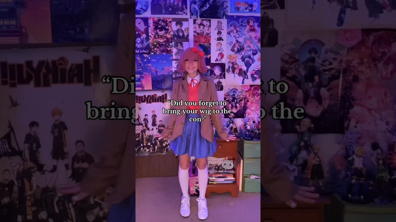 A small but impactful inconvenience; I’ll be kangel at anime oc tomorrow! #ddlccosplay #sayori #ddlc