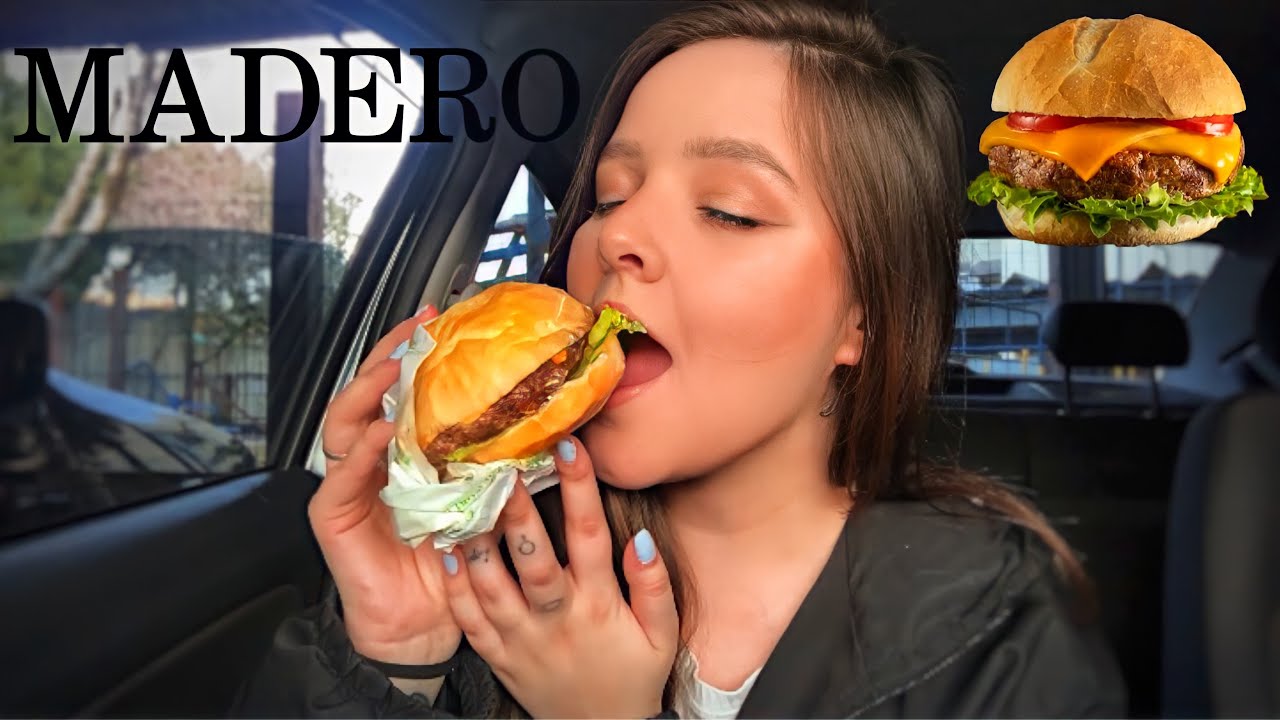 CHEESEBURGER ARTESANAL DO MADERO! Melhor Burger do MUNDO MUKBANG BRASIL | CAMILE ASMR