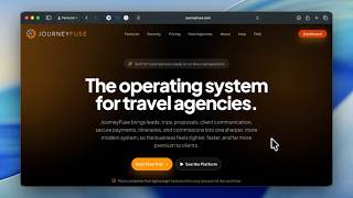JourneyFuse Travel Advisor CRM Demo | All-in-One Software for Travel Agents screenshot 1