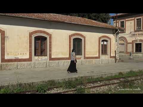 (4k) Sardinia -Tempio Pausania train station 19/10/22