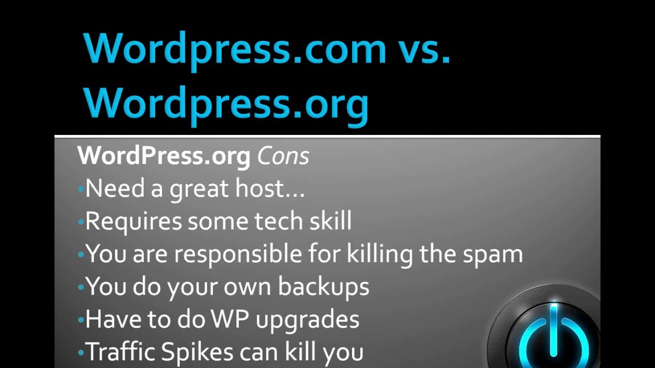 Wordpress Tutorial One - YouTube