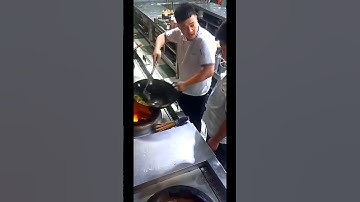 Wok tossing lesson #shorts #funny #cooking