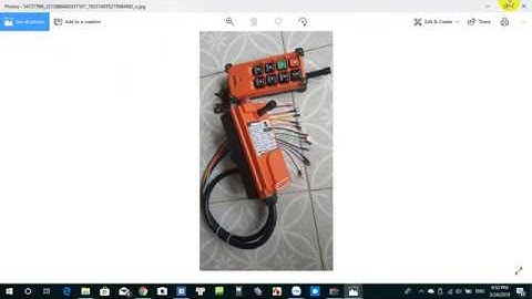 Hướng dẫn lắp đặt điều khiển cầu trục