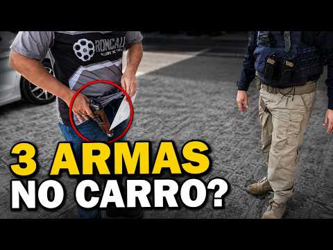 PRF ABORDA CAC COM FUZIL — A CONDUTA DOS DOIS CHAMOU ATENÇÃO