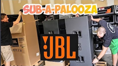 Taking Delivery of JBL VTX B28 Subs C13