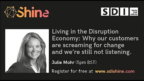 Shine17 Julie Mohr  Living in the Disruption Economy