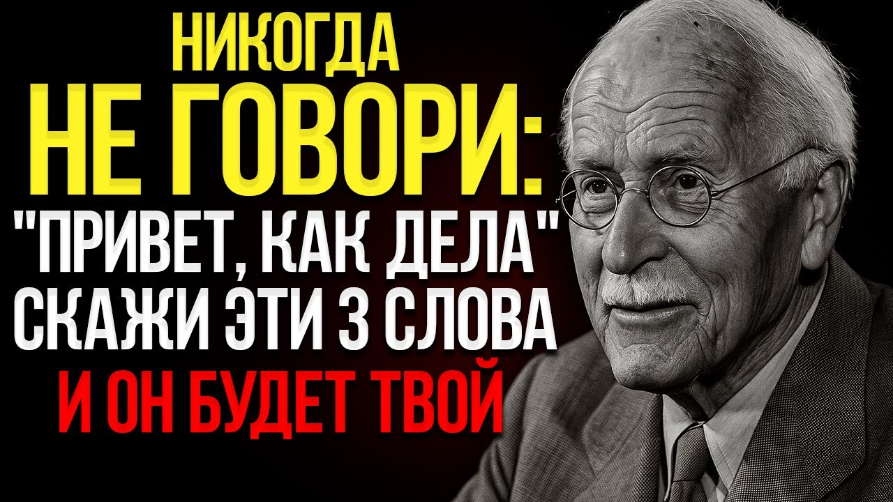 Карл Юнг: Скажи ЭТИ 3 СЛОВА — И Он Будет Думать О Тебе Весь День