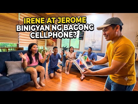 QUEENDIE/JEROME AT KUMARENG IRENE BINIGYAN NG BAGONG CELLPHONE