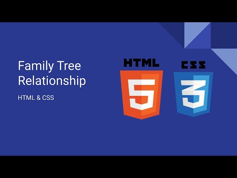 4. HTML Family Tree Relationship | Basic HTML & CSS - YouTube