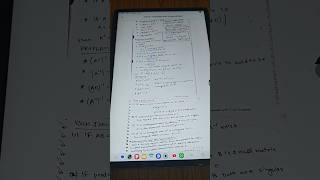 Matrix Handwritten notes #iit #jee #pw #maths #viral